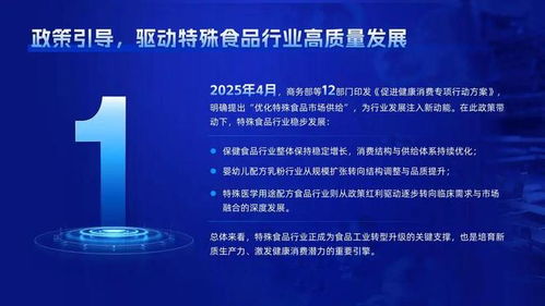 科技引領，擘畫新篇 2025年特殊食品行業科技與產業發展十大標志性事件展望